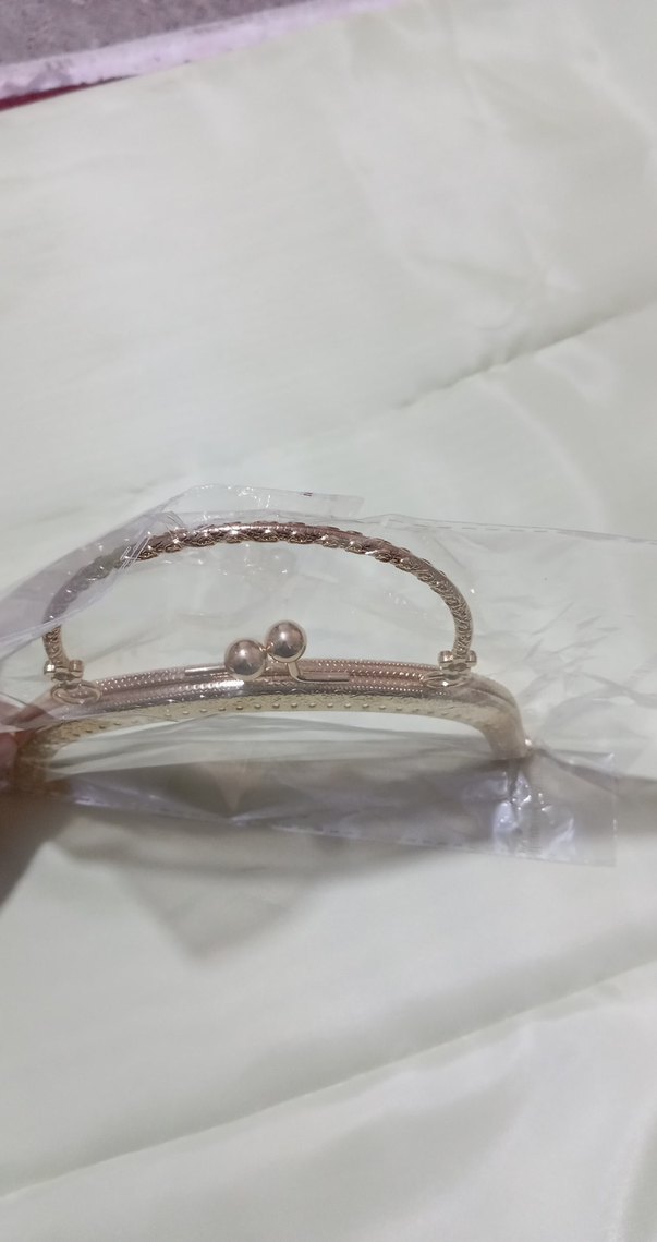 Bej Yılan Desenli Metal Tokalı Kadın Çanta - Görsel 2