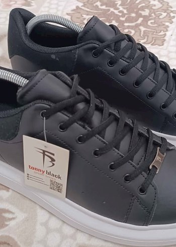 Tonny Black Siyah Bağcıklı Erkek Spor Ayakkabı - Görsel 6