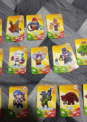 Koleksiyon Brawl Stars Kartları 40 Adet - Görsel 2