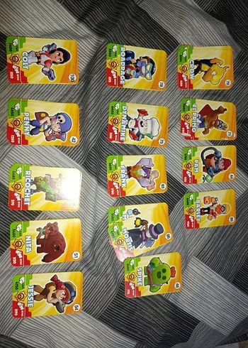 Toplu Kart Satış, Clash Royale ve Brawl Stars Kartları. - Görsel 11