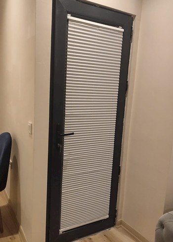 Beyaz Düz Modern Perde - Görsel 2