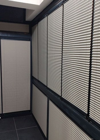 Beyaz Düz Modern Perde - Görsel 12