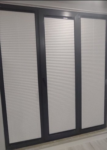 Beyaz Düz Modern Perde - Görsel 15