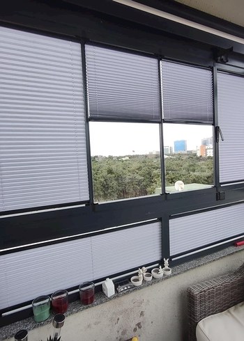 Beyaz Düz Modern Perde - Görsel 20