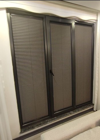 Beyaz Düz Modern Perde - Görsel 7