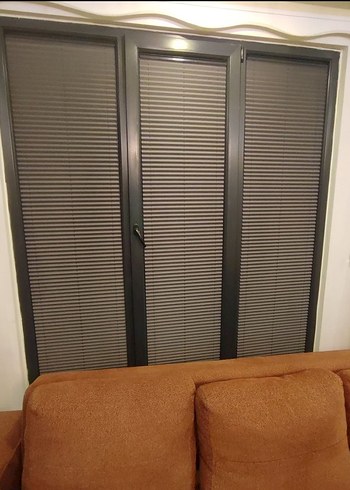 Beyaz Düz Modern Perde - Görsel 8