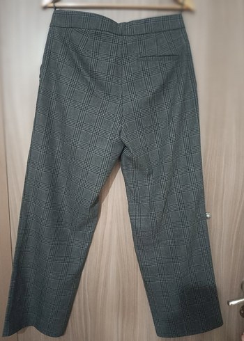 adL Gri Düz Kesim Kadın Kumaş Pantolon - Görsel 4