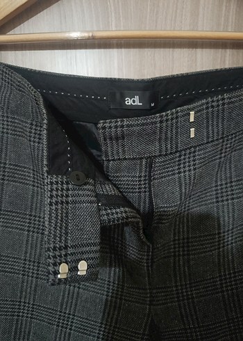 adL Gri Düz Kesim Kadın Kumaş Pantolon - Görsel 5