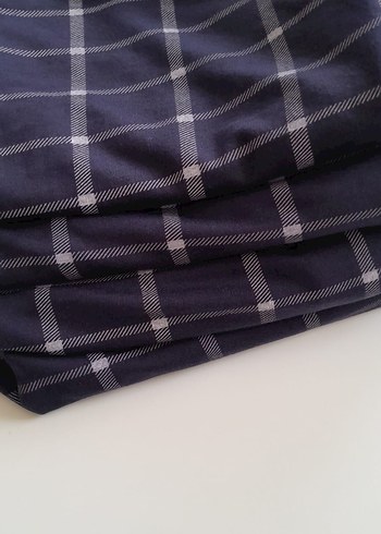 Erkek Lacivert Kareli Beli lastikli ı Pijama Altı M_L_Xl_Xll - Görsel 6