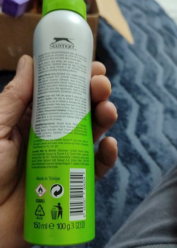 Slazenger Kadın Parfümlü Deodorant - Görsel 2
