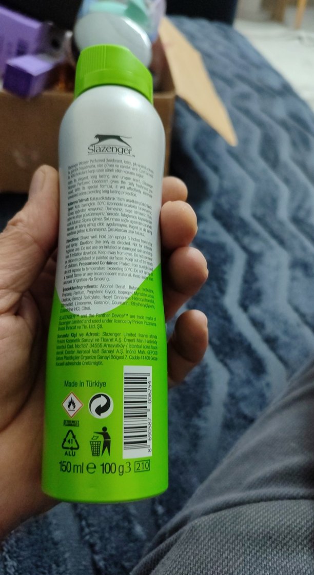 Slazenger Kadın Parfümlü Deodorant - Görsel 2