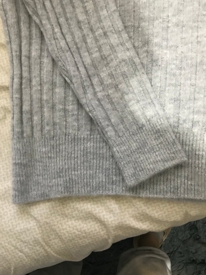 Gri Örgü Kadın Kazak - Görsel 3