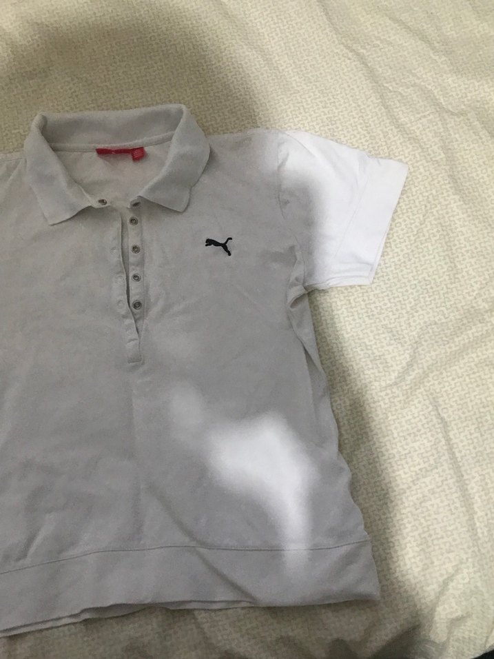 Beyaz Kısa Kollu Polo Tişört - Görsel 4