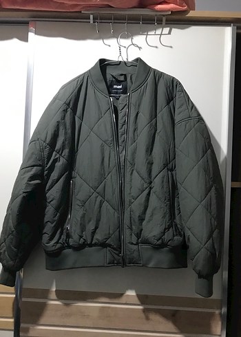 Kadın Gri Bomber Ceket - Görsel 5