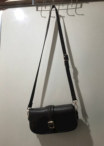 Kahverengi Deri Tokalı Kadın Çanta - Görsel 5