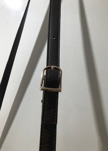 Kahverengi Deri Tokalı Kadın Çanta - Görsel 6