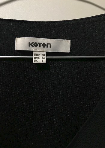 Siyah V Yaka Kadın Elbise - Görsel 3