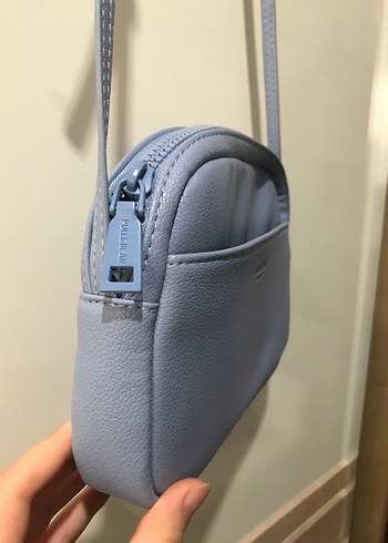 pull&bear mavi çanta - Görsel 4