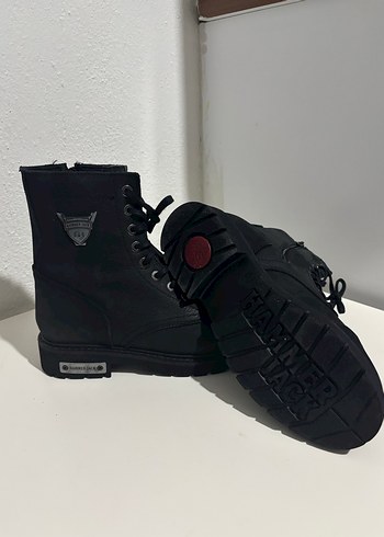 Siyah Tokalı Erkek Biker Bot - Görsel 5