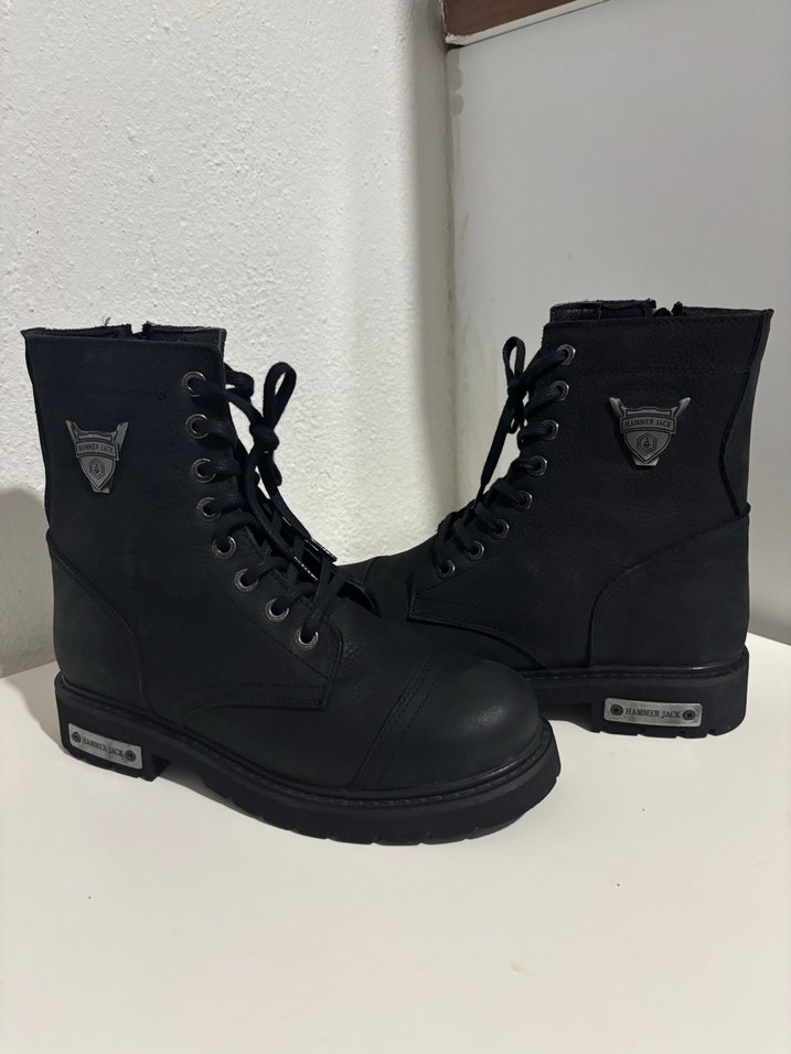 Siyah Tokalı Erkek Biker Bot - Görsel 4