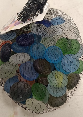 Cam Dekoratif Taşlar fileli sıfır ürün kullanılmamış açıklama o - Görsel 4