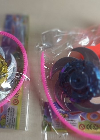 BEYBELDE Renkli Dönen Aksiyon Figürler CİFT FİYATIDIR 2 ADET - Görsel 3