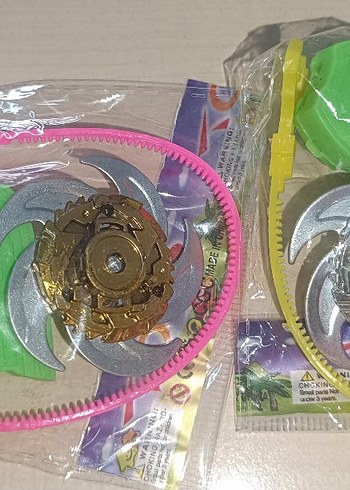 BEYBELDE Renkli Dönen Aksiyon Figürler CİFT FİYATIDIR 2 ADET - Görsel 6