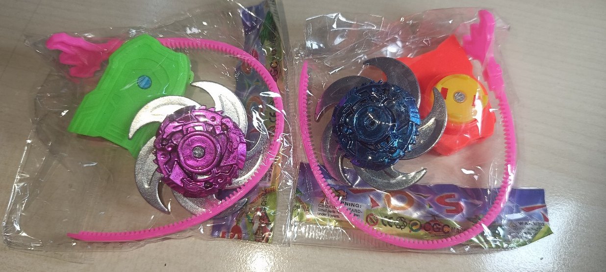 BEYBELDE Renkli Dönen Aksiyon Figürler CİFT FİYATIDIR 2 ADET - Görsel 2