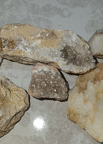 Bej Doğal Taş Seti 8 adet fiyatıdır - Görsel 2