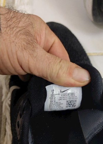 Siyah Erkek Spor Ayakkabı Bağcıkları - Görsel 5