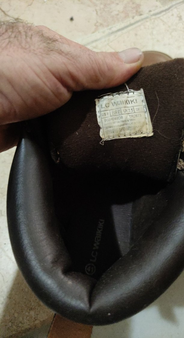 Kahverengi Deri Bağcıklı Erkek Botları - Görsel 3