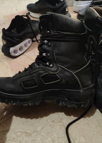 Kamuflaj Desenli Siyah Erkek Bot - Görsel 3