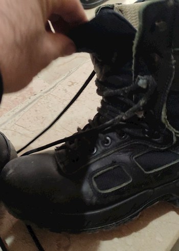 Kamuflaj Desenli Siyah Erkek Bot - Görsel 4