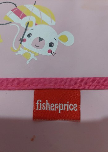 Pembe Baskılı Bebek Önlüğü - Görsel 4