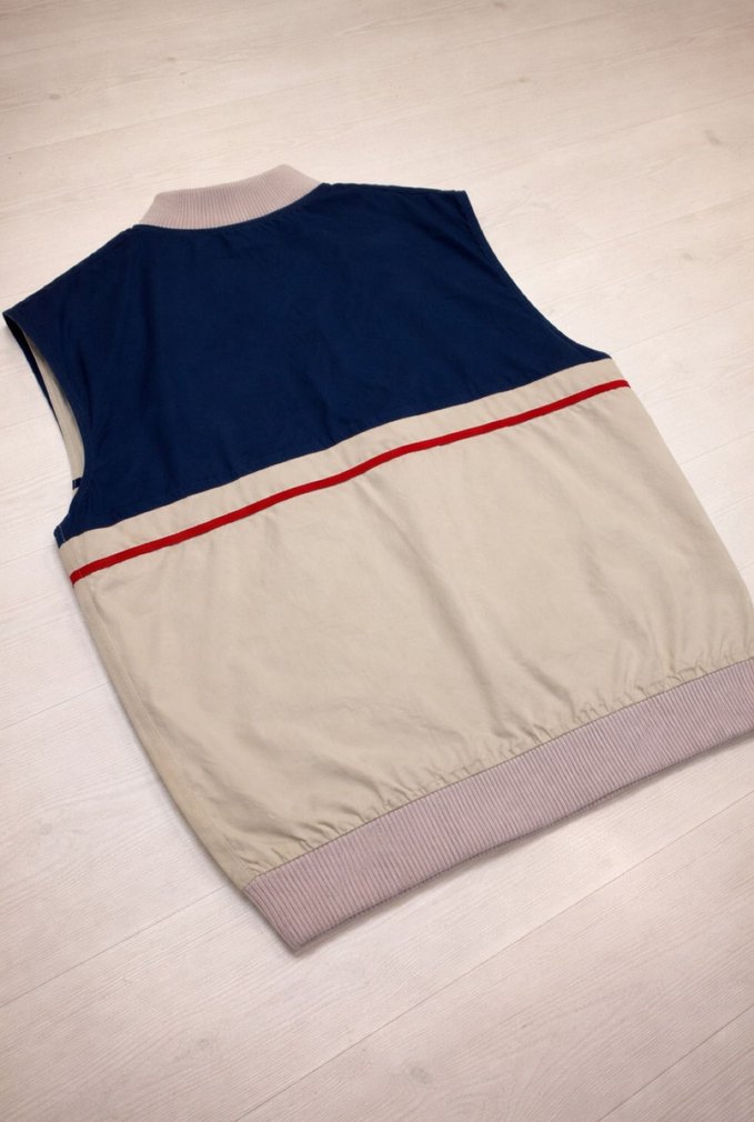 Erkek Vintage Çift Taraflı Yelek - Görsel 2