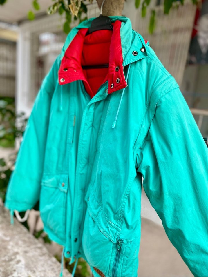 90'lar unisex vintage mont - Görsel 5