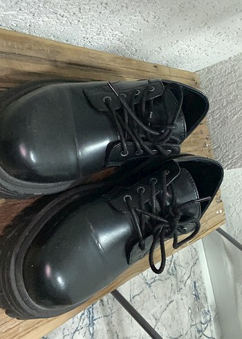 Bershka Kalın Tabanlı Blucher Ayakkabı - Görsel 2