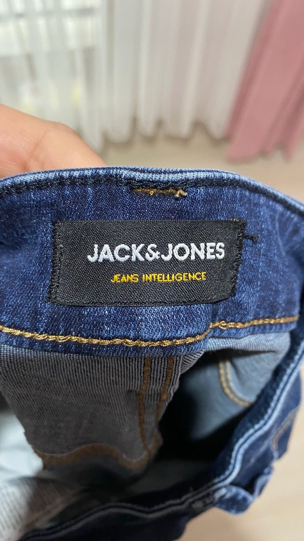 Düğmeli Lacivert Erkek Kot Pantolon - Görsel 4