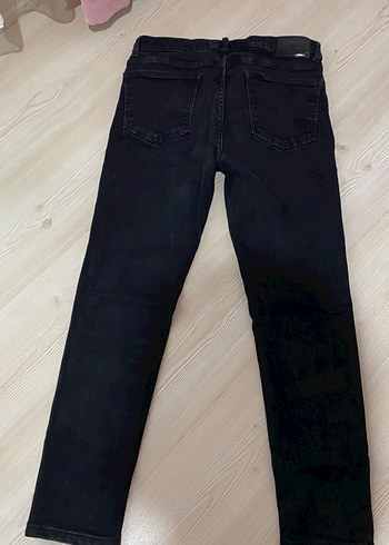 Siyah Regular Fit Erkek Denim Pantolon - Görsel 2