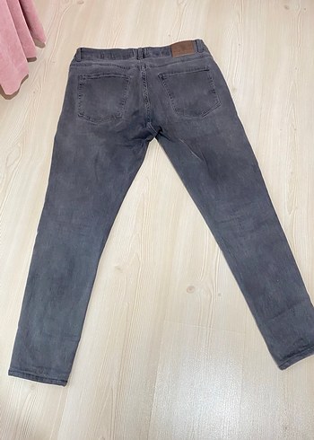 Gri Regular Erkek Denim Pantolon - Görsel 3