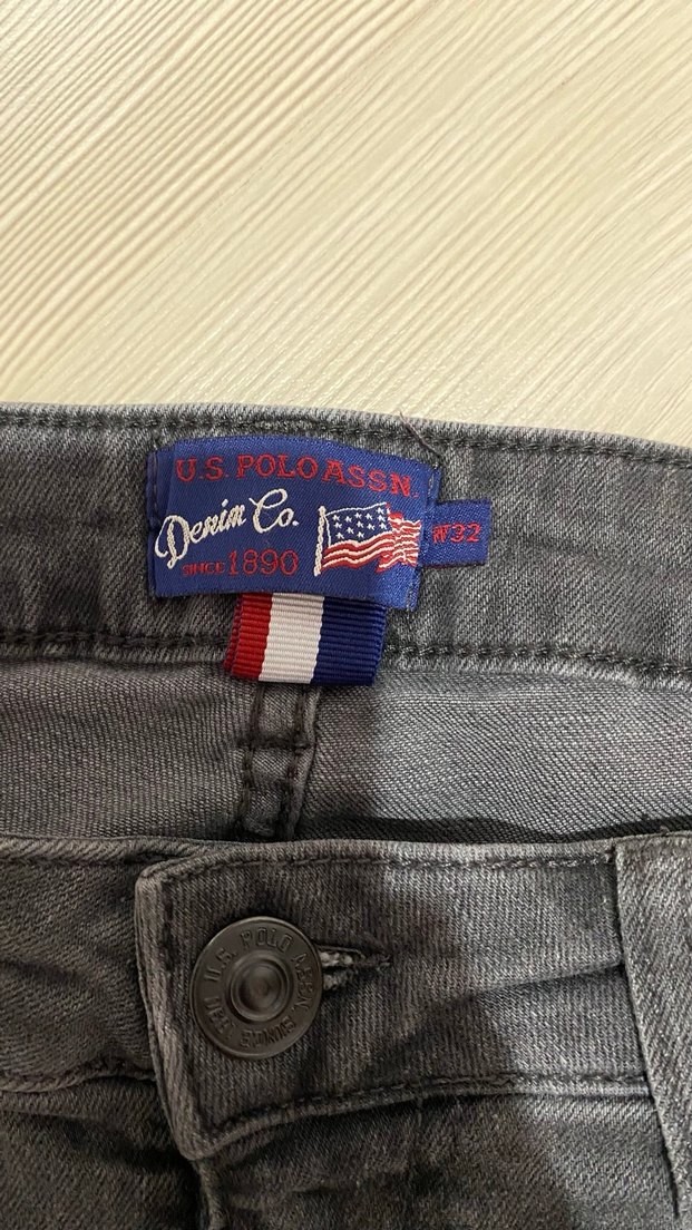 Gri Regular Erkek Denim Pantolon - Görsel 5