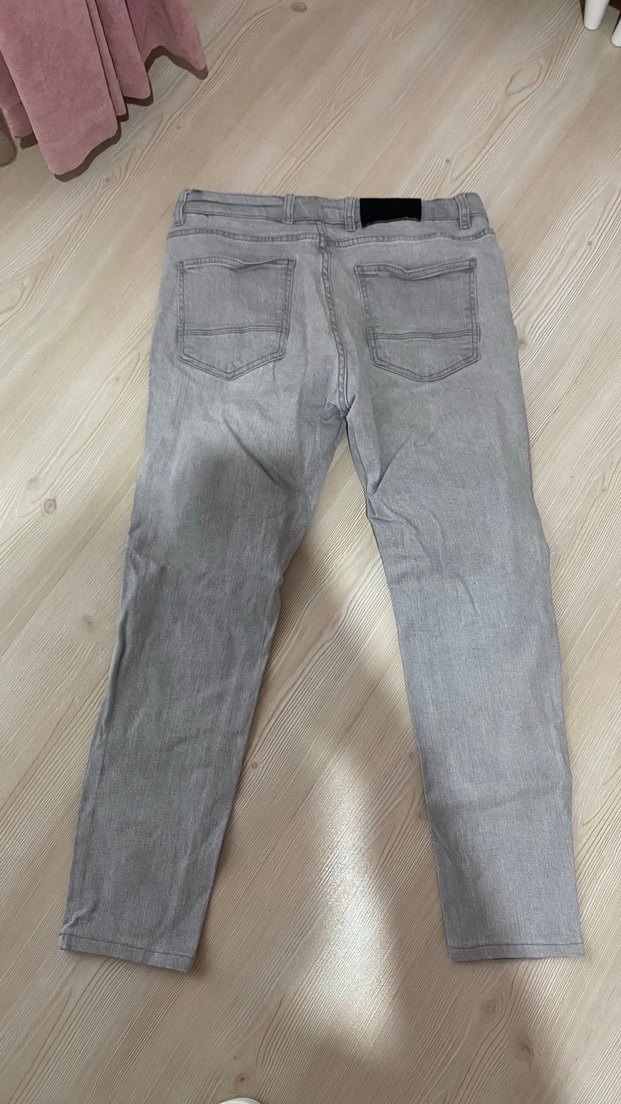 Gri Erkek Denim Pantolon - Görsel 2