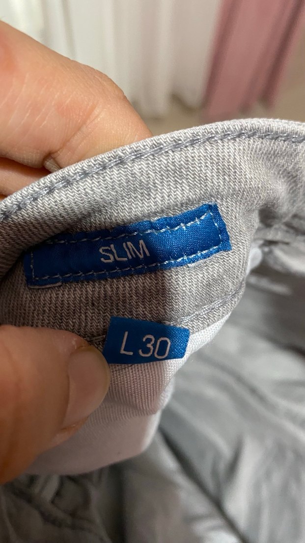 Gri Erkek Denim Pantolon - Görsel 4