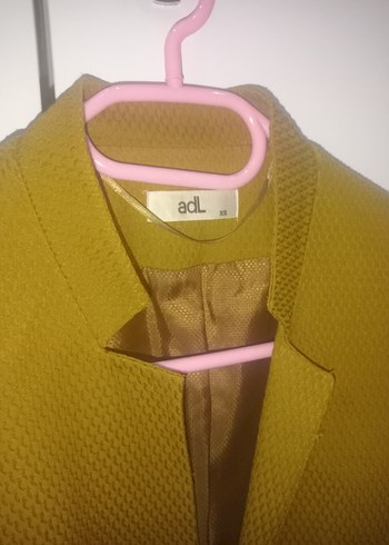 Yağ Yeşili tonlarında Düğmeli Kadın Blazer Ceket - Görsel 2