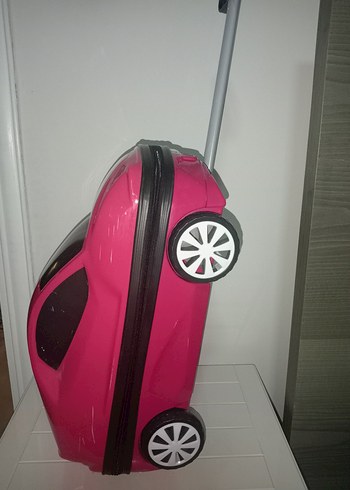 Koyu Fusya Çocuk Çekçeli Bavul - Görsel 3