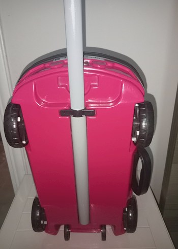 Koyu Fusya Çocuk Çekçeli Bavul - Görsel 6