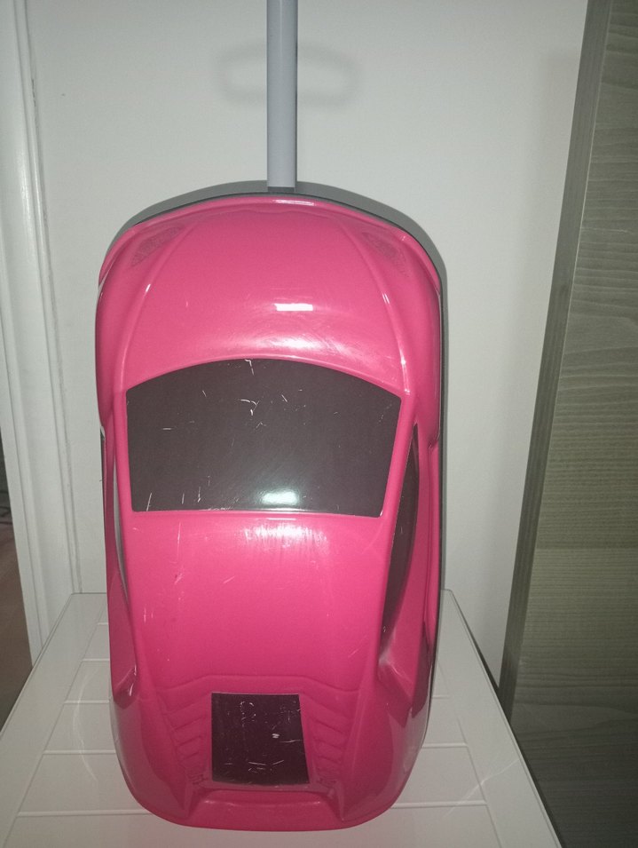 Koyu Fusya Çocuk Çekçeli Bavul - Görsel 2