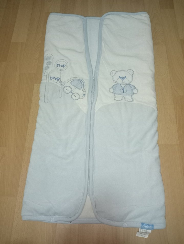 Bebekler için pastel renkli baskılı battaniye - Görsel 2