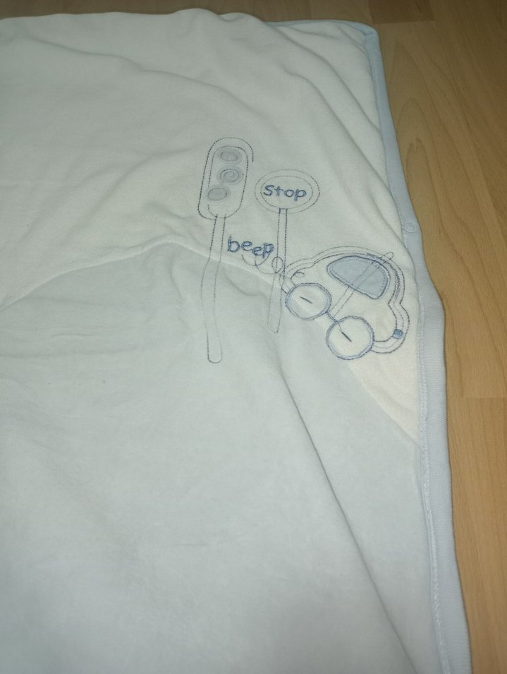 Bebekler için pastel renkli baskılı battaniye - Görsel 3