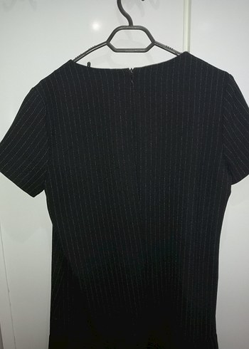 Siyah ince fitilli elbise Ofis/ Davet/ Sokak Stili - Görsel 8